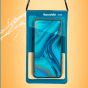 Naturehike - 戶外‧水上活動‧可隔袋觸控‧可掛頸‧IPX8‧防水電話袋 - 藍/橙