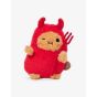英國NOODOLL薯仔公仔 - Ricepud Red Devil Mini Sitting Soft Toy 13cm
