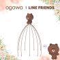 OGAWA - Line Friends 熊抱舒壓爪 - 棕色熊大 OL1380_Brown