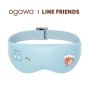 OGAWA - Line Friends 噴霧熱敷按摩眼罩 OY-0502 - 藍色 OY0502_Blue