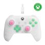 8BitDo 八位堂 - Ultimate Mini XBOX授權有線遊戲控制器 (透明粉/透明白/透明綠)