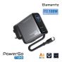 Elementz - PowerGo T100 100W 2C + 1A [氮化鎵] 帶線 TFT 迷你充電器 [PD-T100] PD_T100