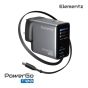 Elementz - PowerGo T100 100W 2C + 1A [氮化鎵] 帶線 TFT 迷你充電器 [PD-T100]