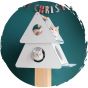 木舍 - 聖誕節冬季實木聖誕樹貓爬架貓樹(兩層款｜117cm)