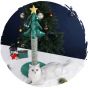 zeze - 聖誕小型立式劍麻抓柱貓爬架