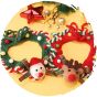 毛孩物語 - 寵物聖誕手織圍巾狗狗貓咪聖誕頸巾(紅色聖誕樹) (大碼)