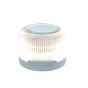 Dretec Sora Wireless speaker with night light and white noise stand set series (Beige/Gray) ST-101