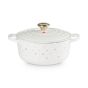 Le Creuset - Hearts 圓形琺瑯鑄鐵鍋 20厘米 (White)