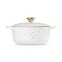 Le Creuset - Hearts 圓形琺瑯鑄鐵鍋 20厘米 (White)