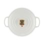 Le Creuset - Hearts 圓形琺瑯鑄鐵鍋 20厘米 (White)