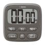 Dretec - 大螢幕時鐘計時器 (深灰色/淺灰色) T-612