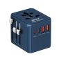 XPower - TA25 7 Output 25W PD/PPS GaN Travel Adapter (Black/Blue)