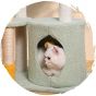 Pets Thing - 美術貓咪調色盤畫板貓爬架貓樹 (5層款｜137cm)
