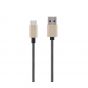 First Champion 鋁合金PET編織 USB Type-C 至 USB-A 充電傳輸線 100cm - TC3M-1M