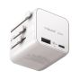 Momax - 1-World² 20W 2 接口 USB 旅行充電器