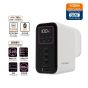 First Champion - 4-Port 100W 智能顯示 USB 充電器 UWCT4100PD3C- with USB-C & USB-A