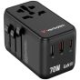 Verbatim - Charge 'n' Travel 70W 通用旅行轉插連可伸縮USB-C充電線