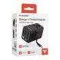Verbatim - Charge 'n' Travel 70W 通用旅行轉插連可伸縮USB-C充電線