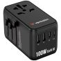 Verbatim - Charge 'n' Travel 100W 通用旅行轉插連可伸縮USB-C充電線