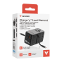 Verbatim Charge 'n' Travel Diamond 70W 通用旅行轉插連兩條可伸縮USB-C充電線