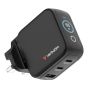 Verbatim - 65W迷你GaN牆式USB 快速充電器帶顯示屏 CR-VERBA_30246