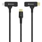 Verbatim - 120cm USB-C & Lightning 2合1充電傳輸線