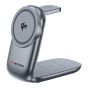 Verbatim - 三合一 Qi2 無線充電基座 [灰色 / 鈦色]