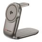 Verbatim - 三合一 Qi2 無線充電基座 [灰色 / 鈦色]