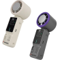 Verbatim - Cool 'n' Go Handheld Fan Ice Touch Pro (White+Silver/Grey+Purple)