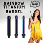 A80 PARIS - 捲髮器手柄 + 彩虹鈦金屬捲髮棒組合 - 25mm