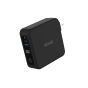 Vinnic PANGPOCHE 3-in-1 Multi Function 10,000mAh Magnetic PowerCharger + Travel Adaptor VPPB-TR10G1-BK