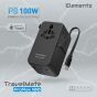 Elementz - TravelMate ProFlex 100W Travel Adapter PT-W100H