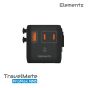 Elementz - TravelMate ProFlex 100W Travel Adapter PT-W100H