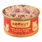 KOOKUT - 放養雞太平洋吞拿魚 (70g) (1罐 / 24罐)