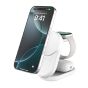 Belkin - Belkin UltraCharge Qi2 3合1 可折疊磁吸充電器 25W [黑色 / 白色]