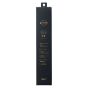 W.P.C - 日本 go-koh 超級耐風100%遮光降溫防曬摺疊傘 55cm (附登山扣) - GO009 黑色