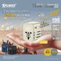 XPower - TA3B 25W 4輸出 PD 3.0/PPS旅行充電器 [多種顏色]