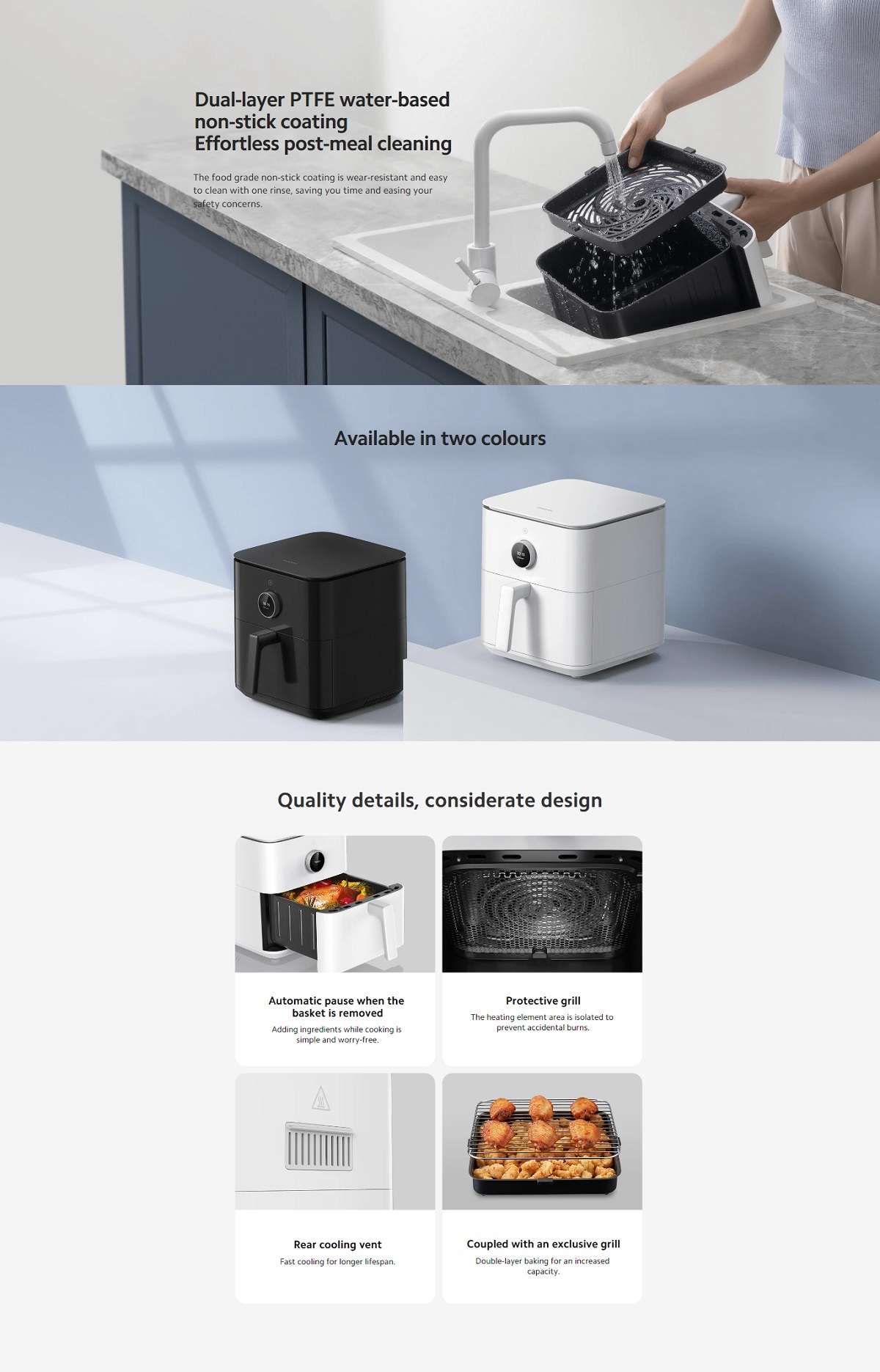 Buy Xiaomi Smart Air Fryer 6.5L (Black) for HKD 649.00, Home Appliances