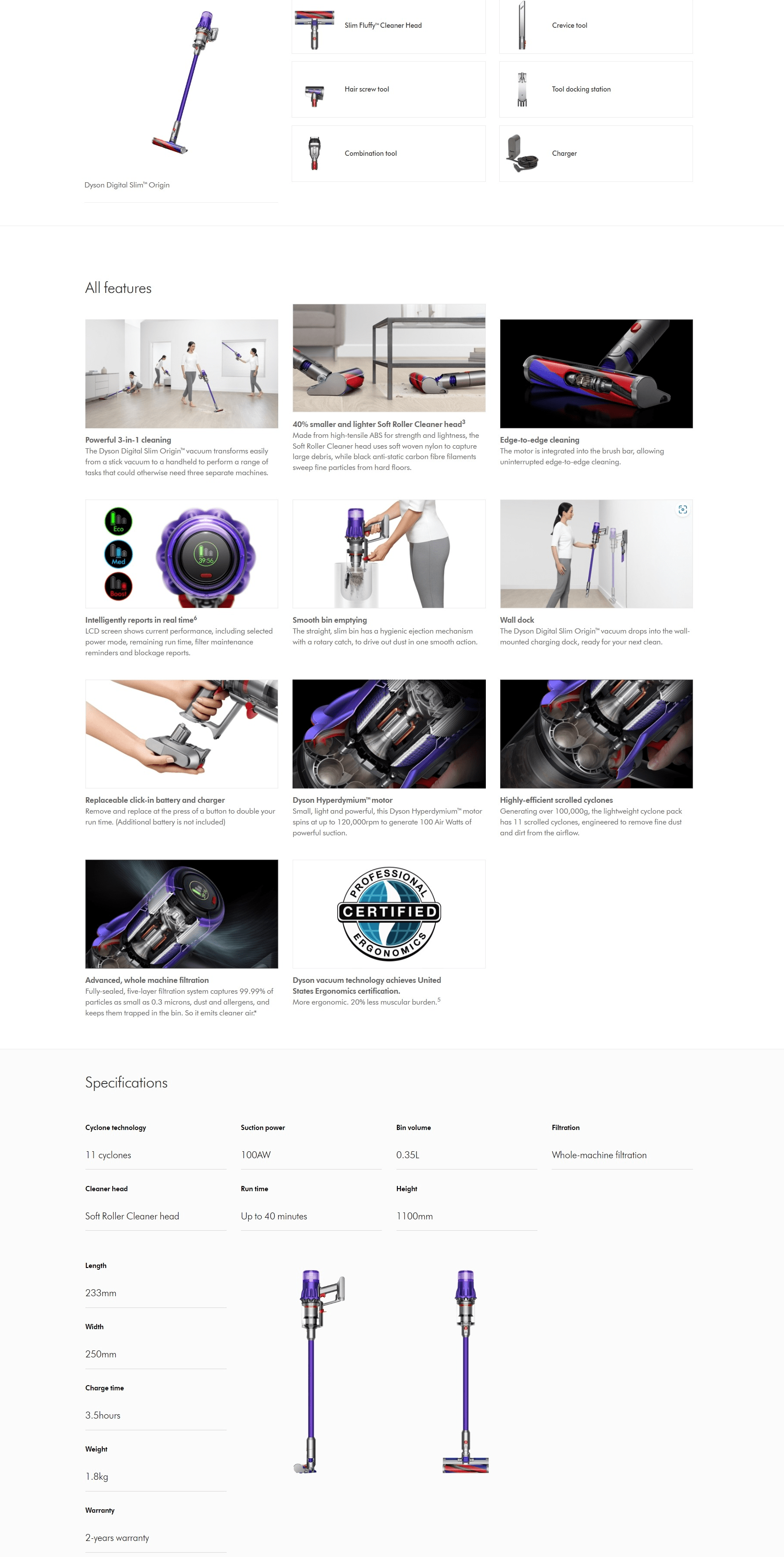 Dyson - Digital Slim™ Origin vacuum | The Club – Rewards