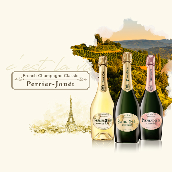 French Famous Champagne Perrier-Jouët – Great Wine and Food Pairing